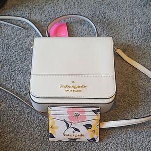 Kate Spade - NWT - Staci Square Crossbody with Floral  Cardholder